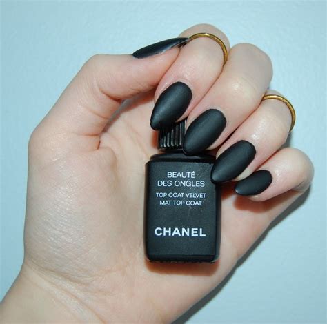 matte black nail varnish chanel|vogue Chanel nail polish.